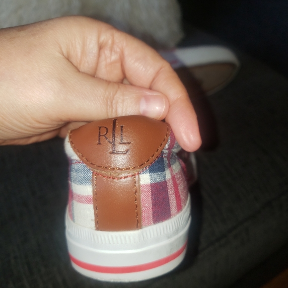 Ralph Lauren plaid women's sneakers - Picture 9 of 9